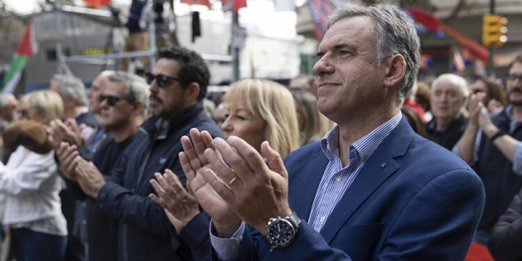 Yamandú Orsi participó en su primer acto del 1º de Mayo como presidente: “Gobernar es administrar tensiones”
