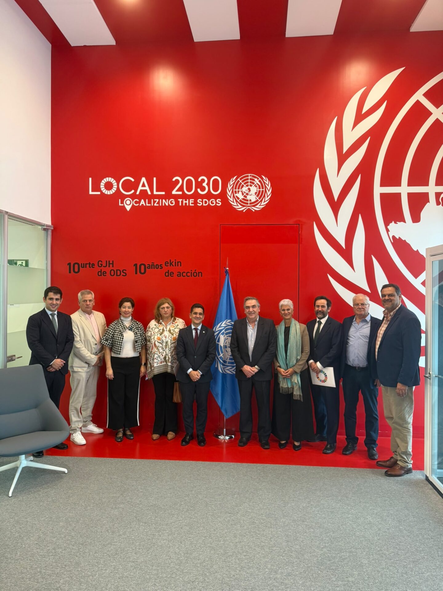 Colonia abrió una línea de cooperación con el HUB 2030 de Naciones Unidas en Bilbao