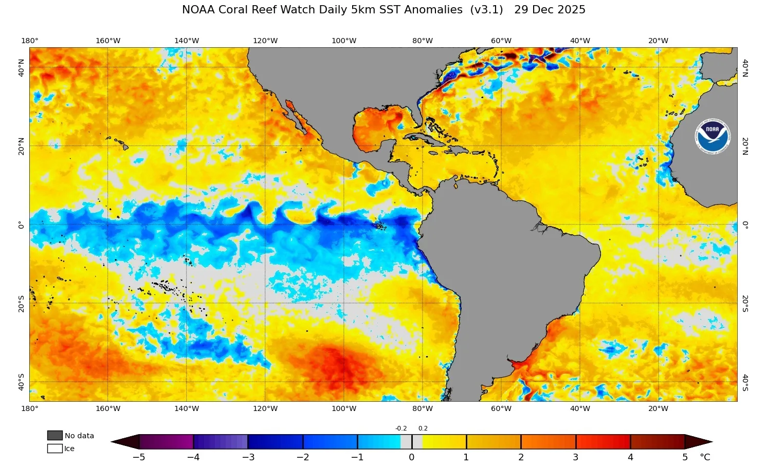 El Pacífico pasó de La Niña a un episodio intenso de El Niño en pocos meses