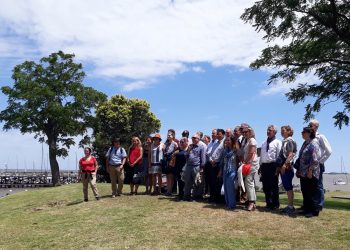 Organización internacional por la preservación de monumentos visitó Barrio Histórico de Colonia