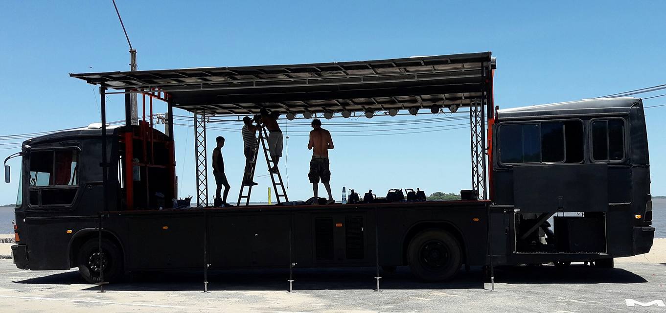 Hoy en Playa Seré se viene el «Música sobre Ruedas»